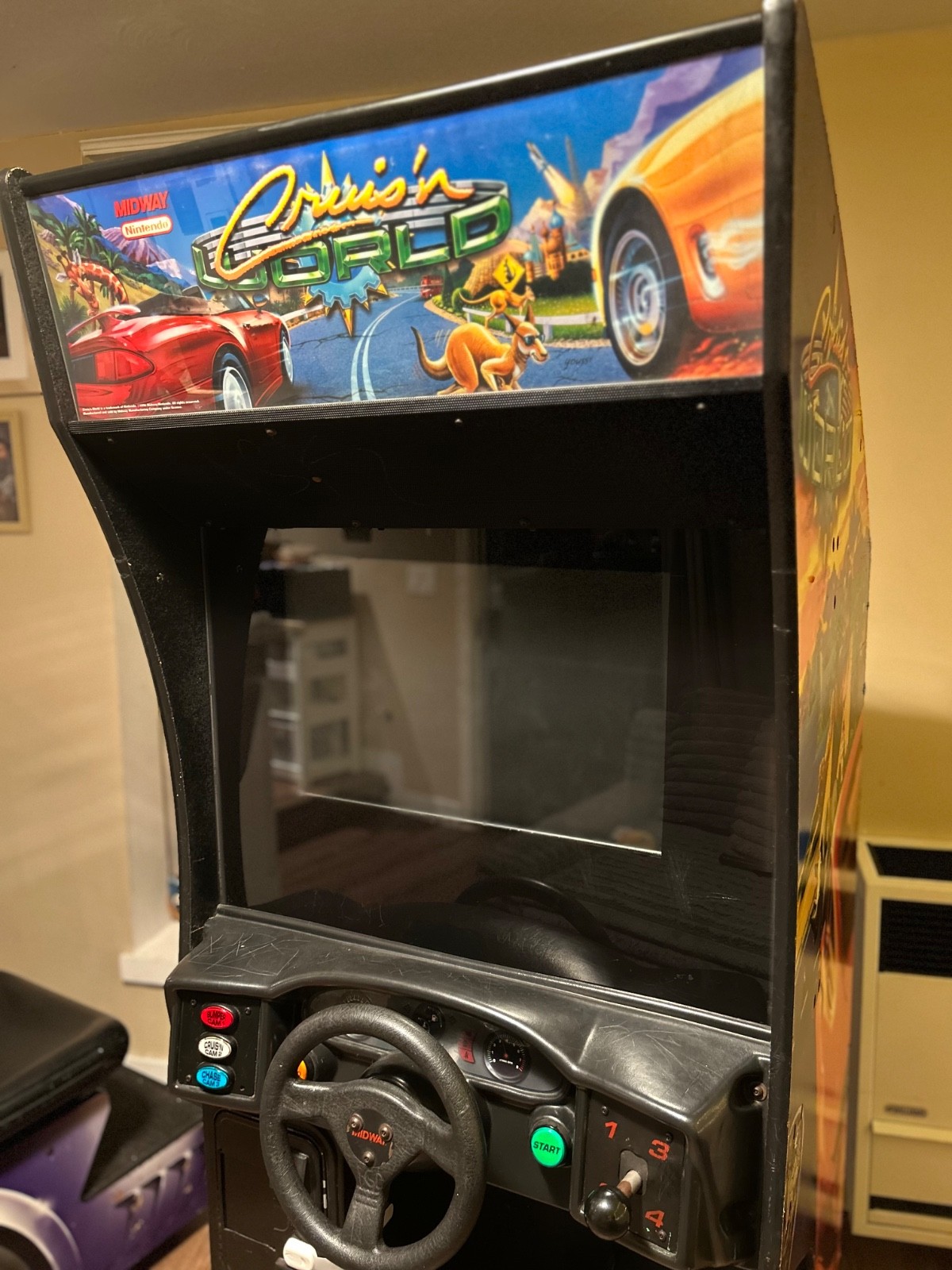 Cruis’N World Arcade Sit-Down Cabinet by Nintendo Midway (used/working)