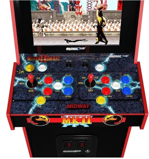 GAMING HEAVY DUTYArcade1Up Mortal Kombat II Deluxe Arcade Machine WE SHIP OVERSE