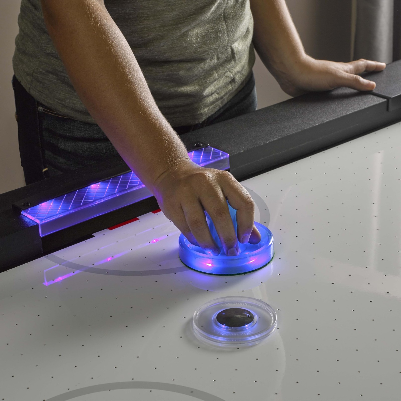 Atomic Top Shelf 7.5’ Air Hockey Table – Arcade Style Table with 120