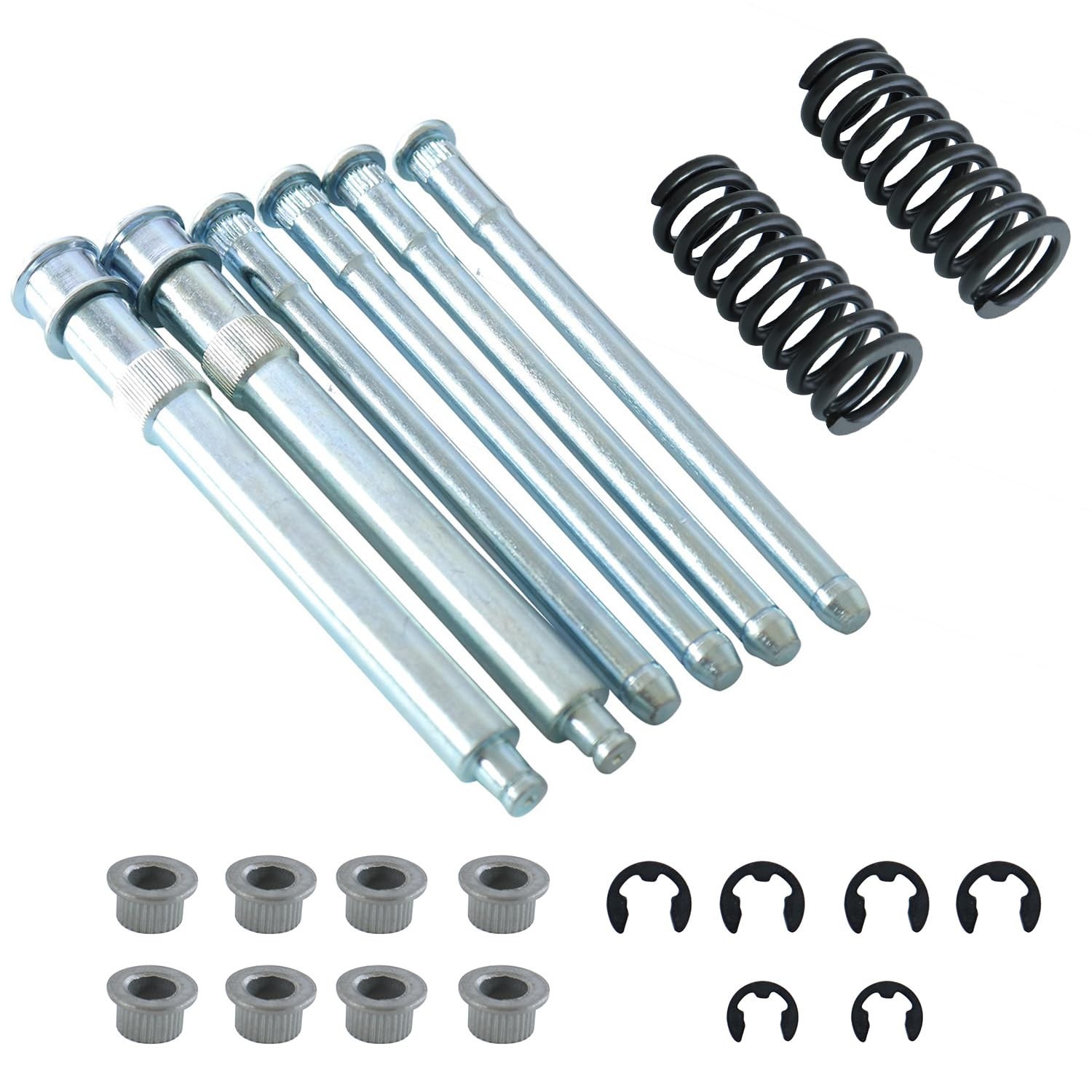 Door Hinge Pin Bushing Repair Kit with Spring for Chevy GMC C1500 C2500 K1500