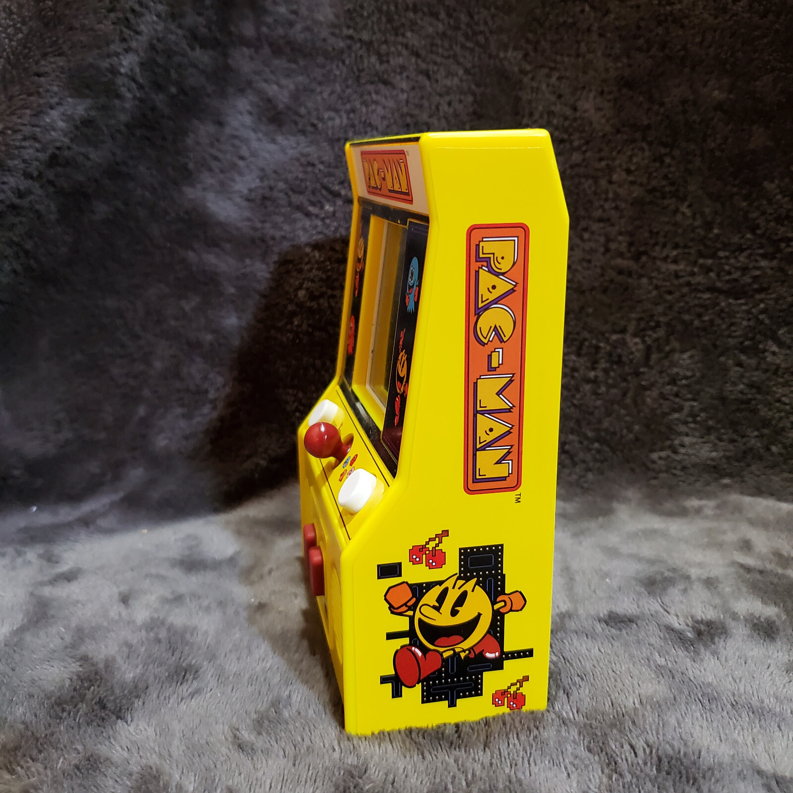 PACMAN Mini Handheld Arcade Game Bandai Namco Retro Video Machine- Working-Used