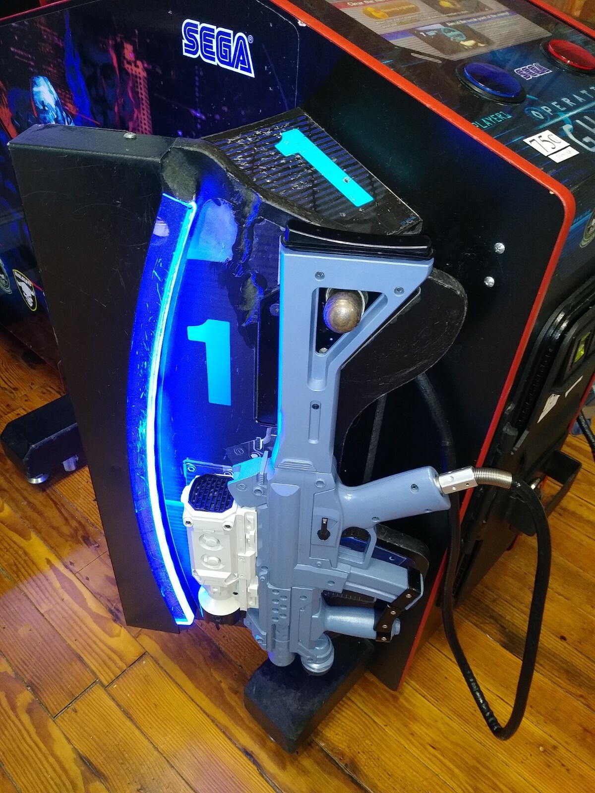 RARE Awesome 2010 Sega OPERATION GHOST video arcade gun game – FREE SHIPPING