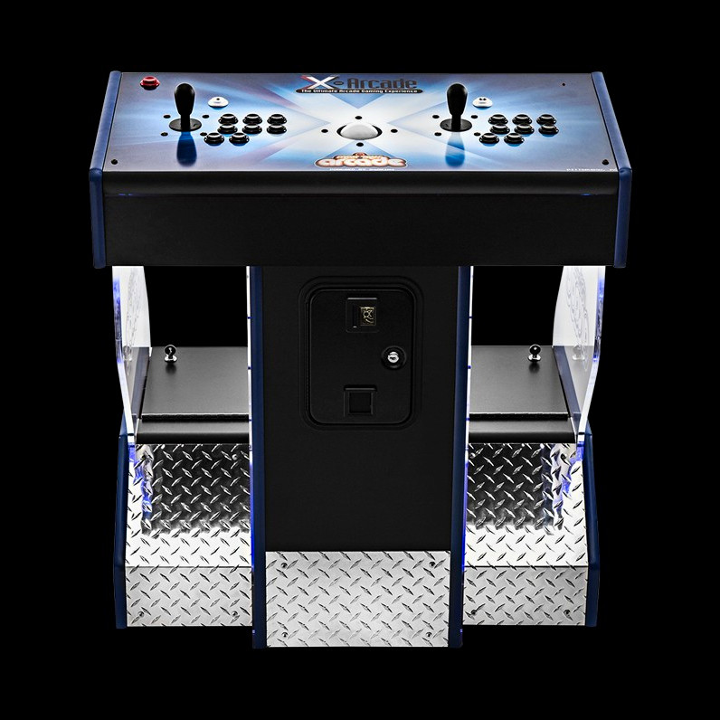 X-Arcade 2 Player Stand-Up Arcade Control Console Stand w/ Dual Joysticks