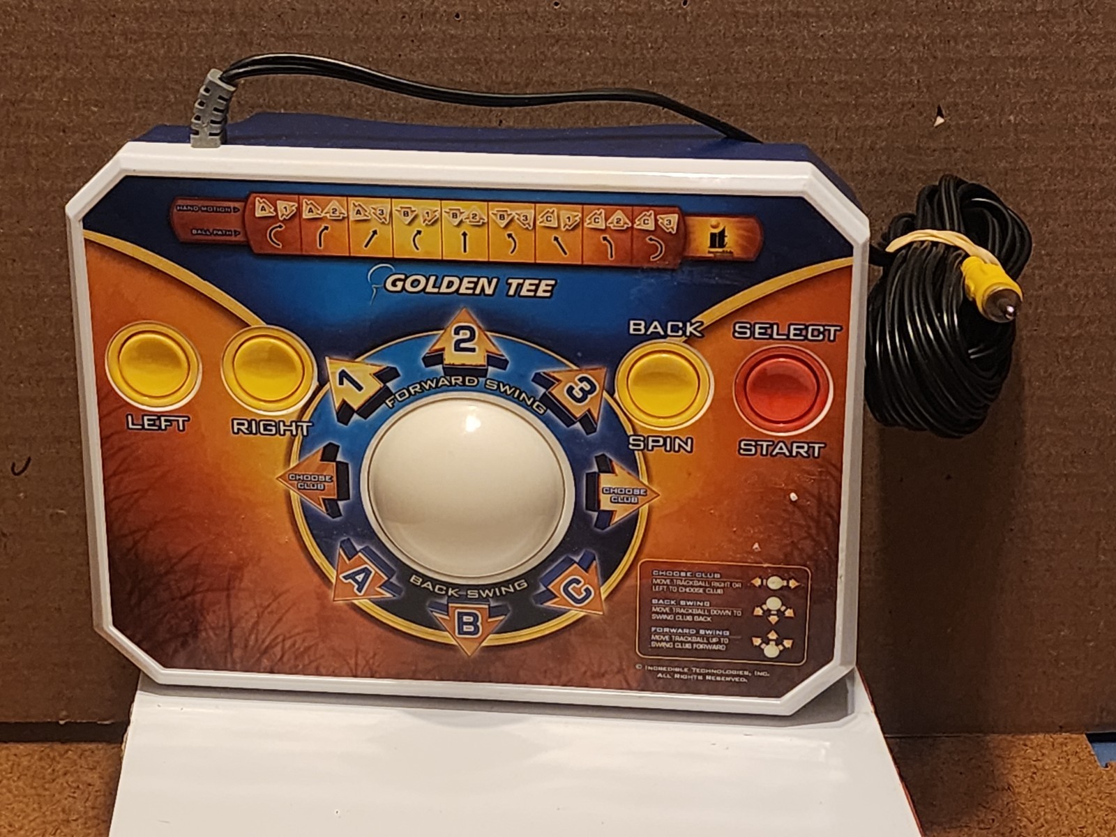 Golden Tee Golf Plug And Play Home TV Game Edition 2011 Jakks Pacific /Tested