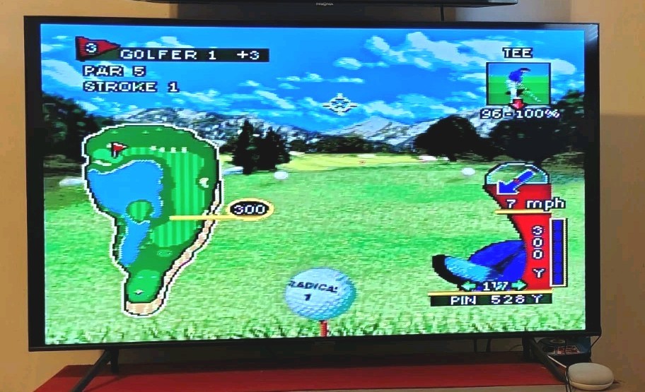 Golden Tee Golf Home Edition Radica Plug & Play Arcade TV Video Game 2005 WORKS