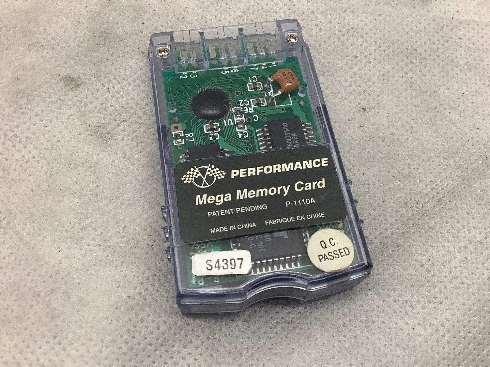 Performance Mega Memory Card P-1110A – Sony PlayStation 1 PS1 – Tested & Working