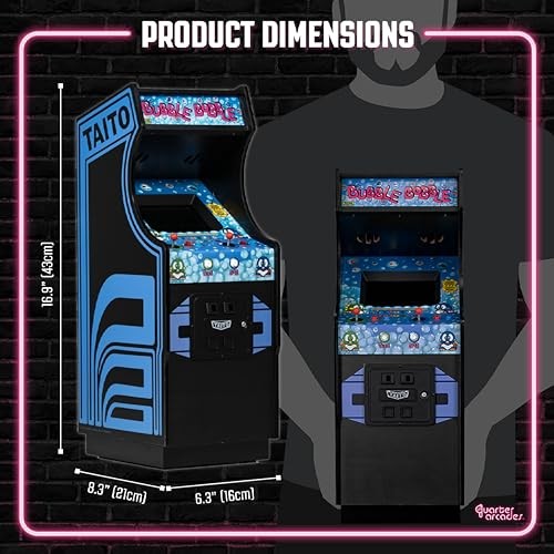 Numskull Quarter Arcades Bubble Bobble Collector’s Edition Mini Arcade 1/4