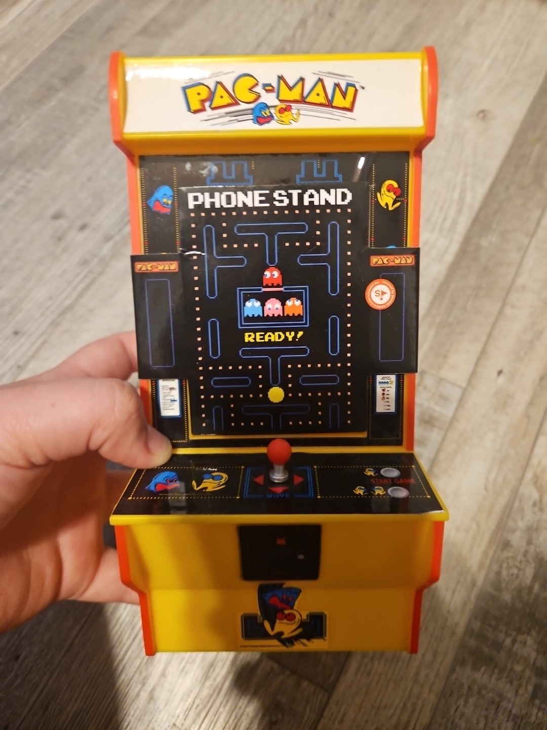 Pac-Man Arcade Game Phone Stand Brqnd New