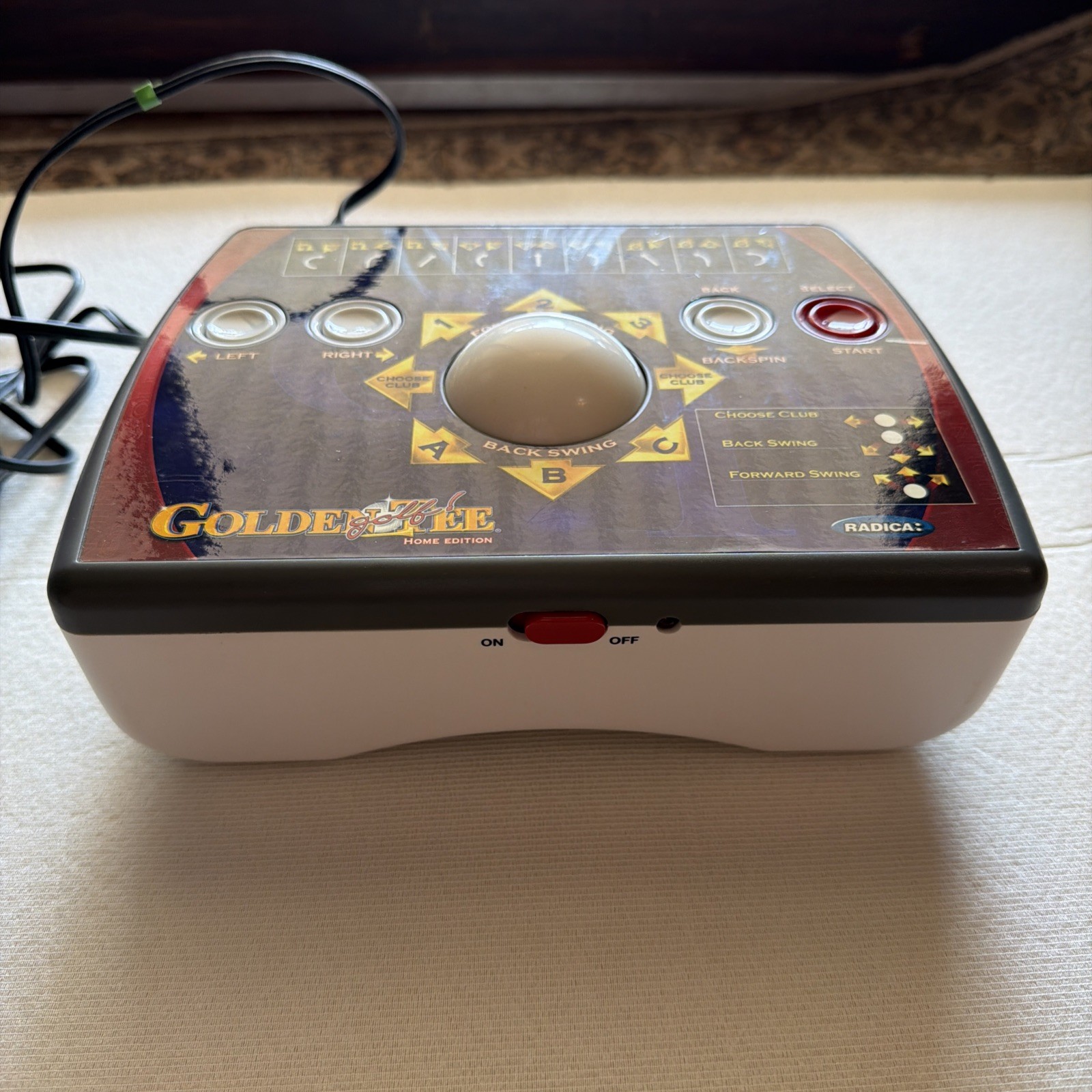 Golden Tee TV Plug & Play Arcade Golf Home Edition Radica 2005 TESTED