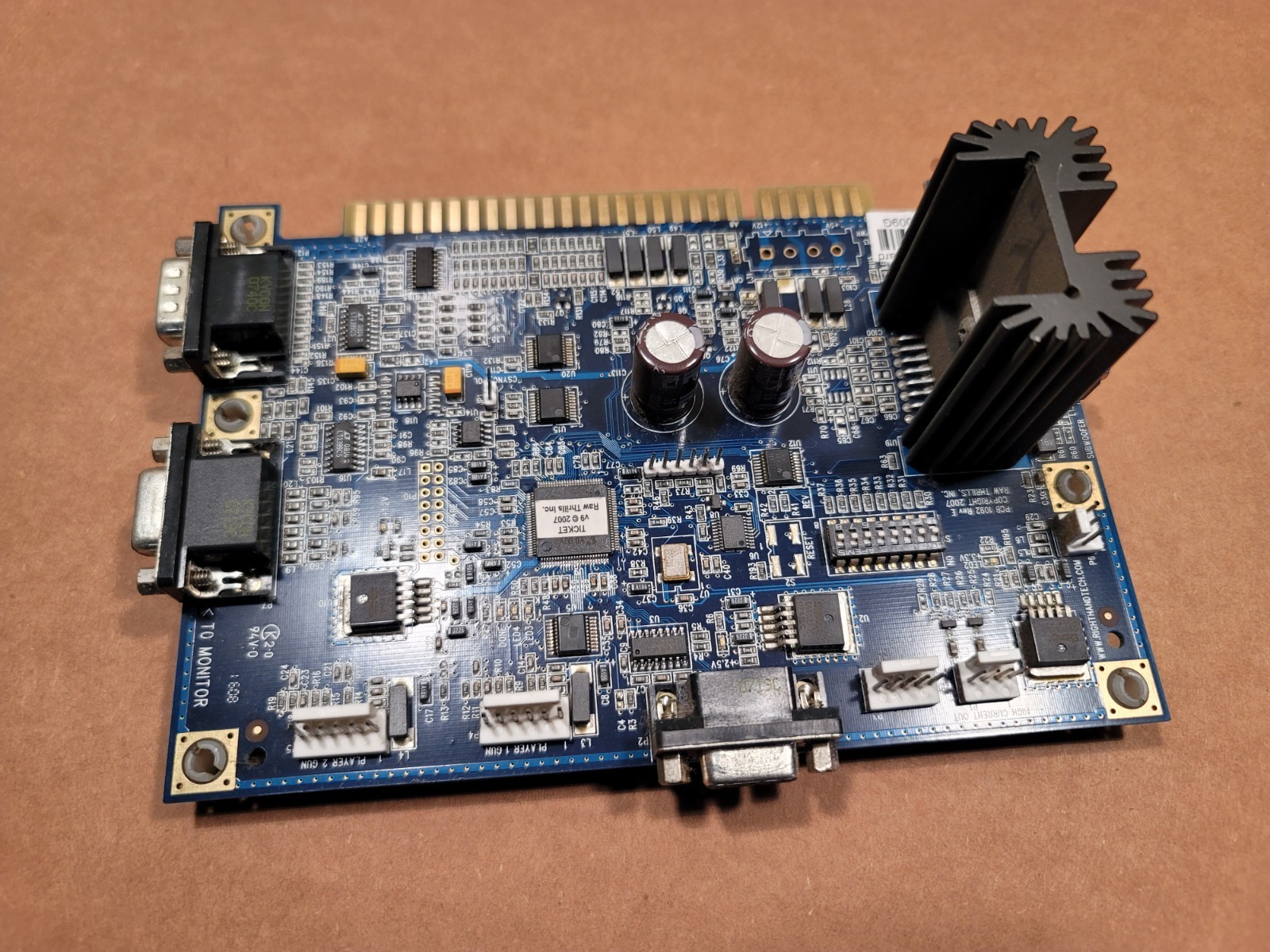 Deal or No Deal Arcade Machine Board Raw Thrills ICE I/O Board Good Used
