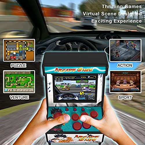 Mini Arcade Machine 156 Games 2.8 Inch TV Output