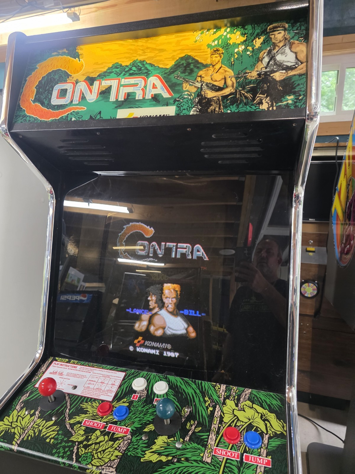 Contra Arcade Restored, nice ! Will Ship!