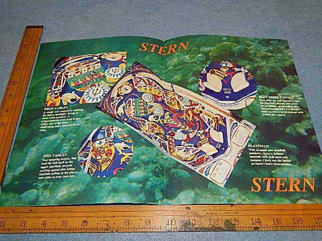 1979 Stern TRIDENT Pinball Advertising Brochure