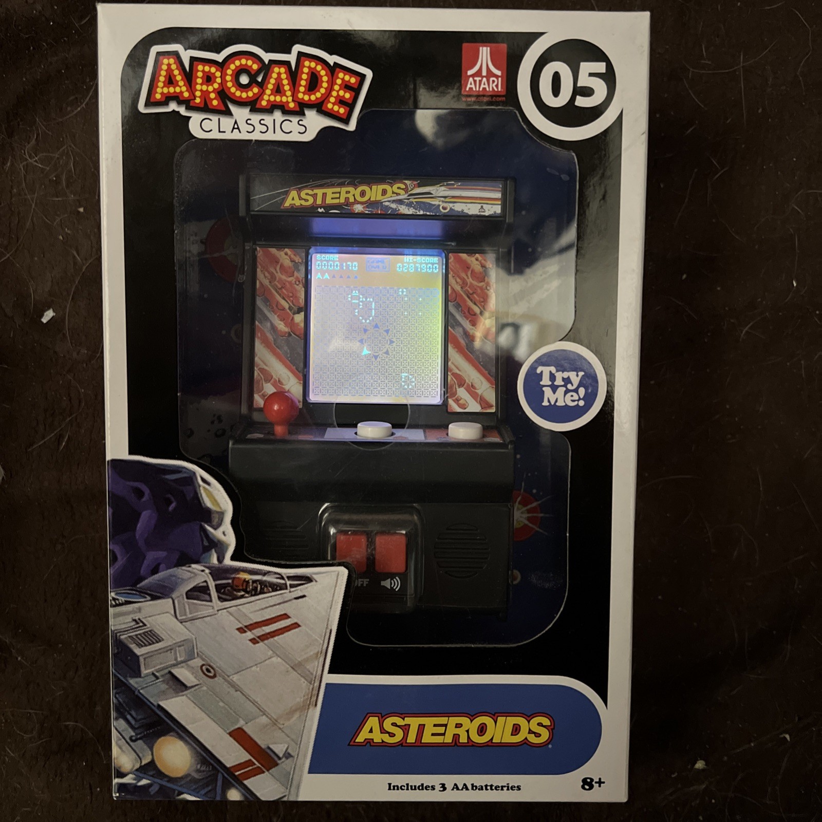 ASTEROIDS Arcade Classics #05 Retro Mini Handheld Video Game NEW Sealed