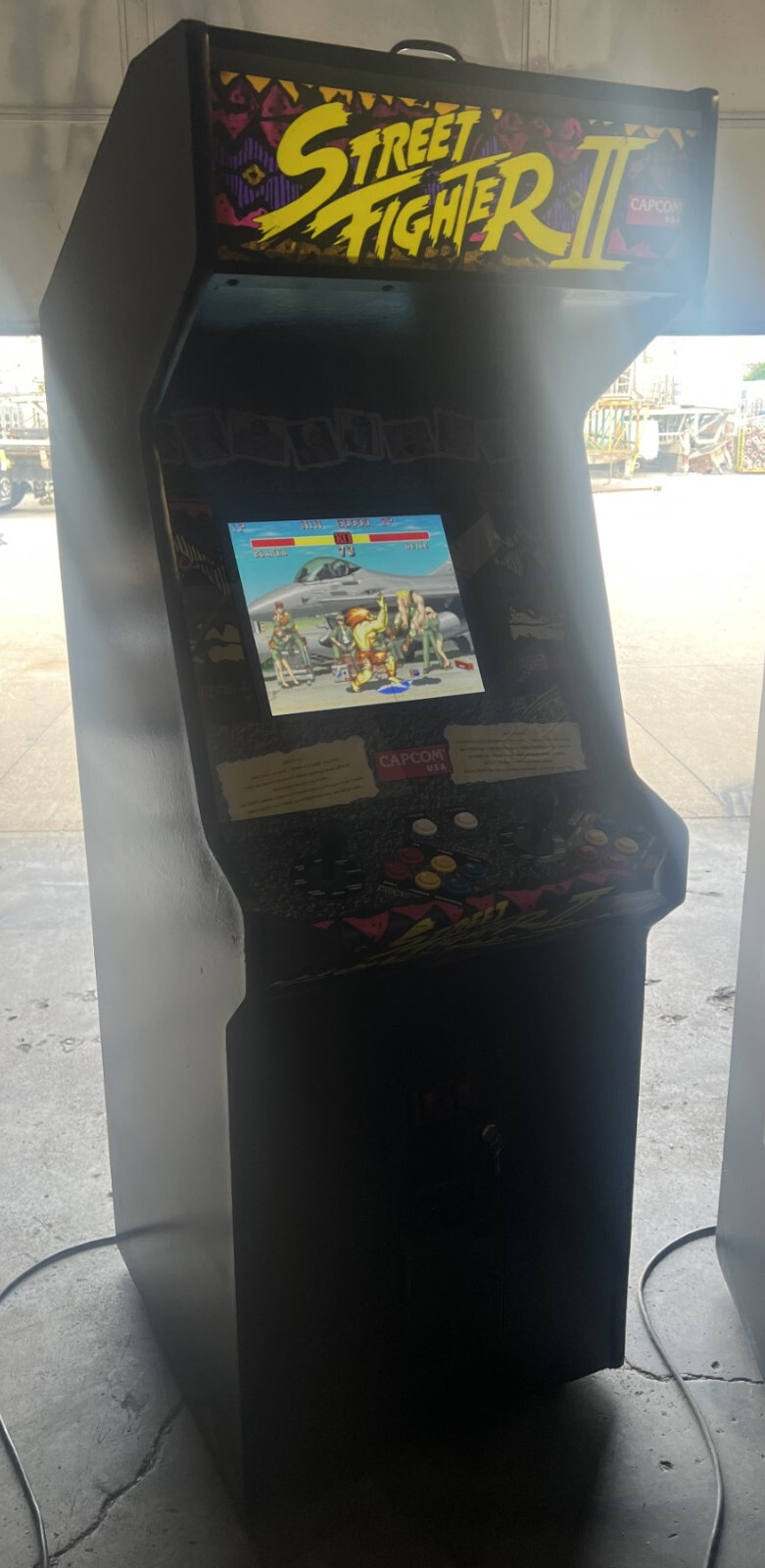 STREET FIGHTER II ARCADE MACHINE by CAPCOM 1991 (Excellent Condition)