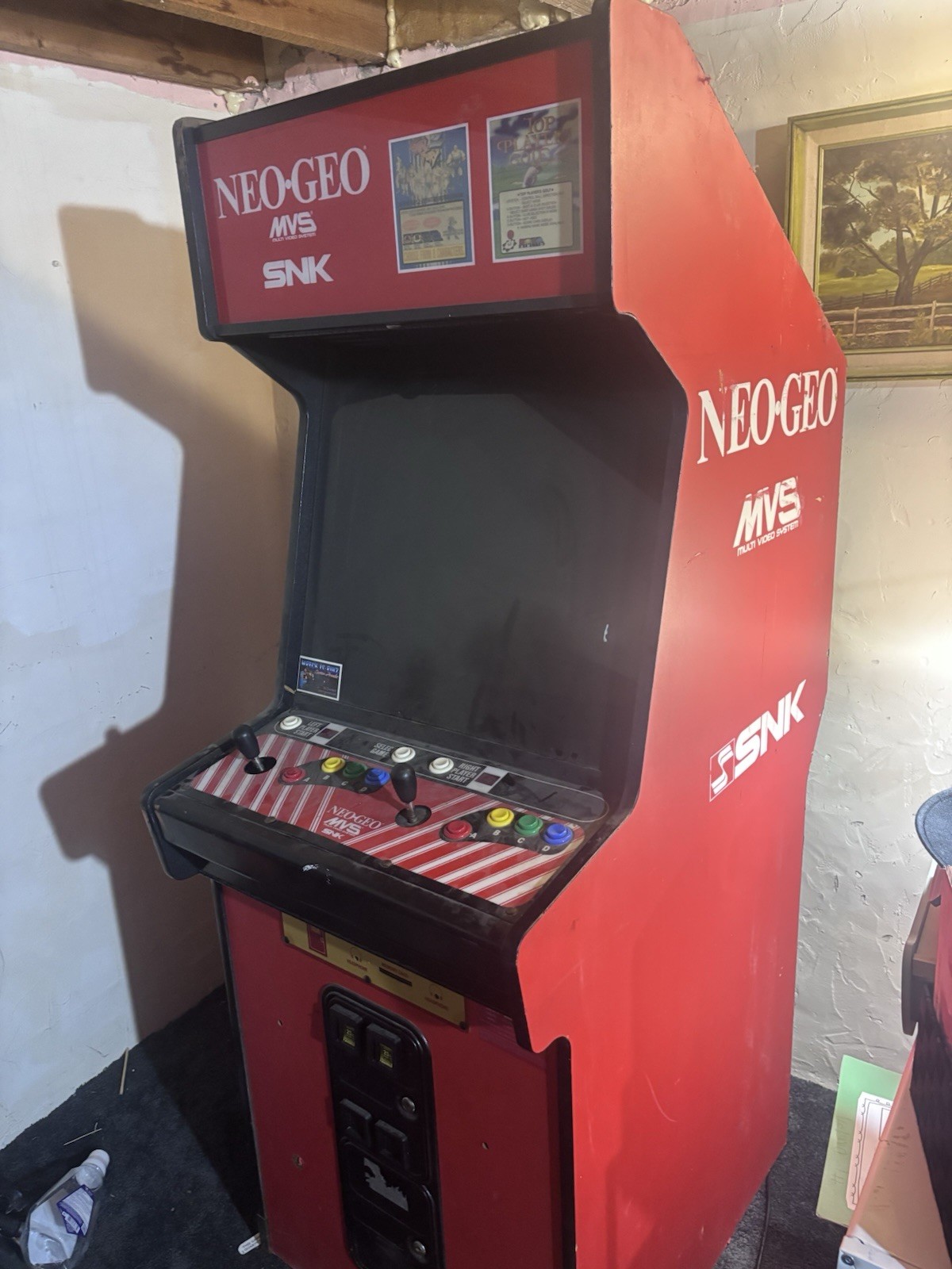 SNK Neo Geo MVS-2 Arcade Machine Multigame 161 IN 1 Cartridge Manuals 1991