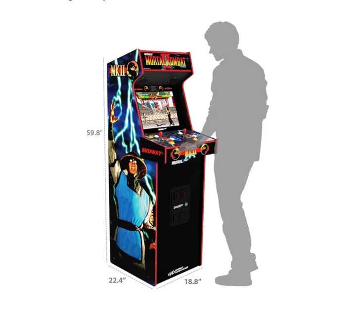 GAMING HEAVY DUTYArcade1Up Mortal Kombat II Deluxe Arcade Machine WE SHIP OVERSE