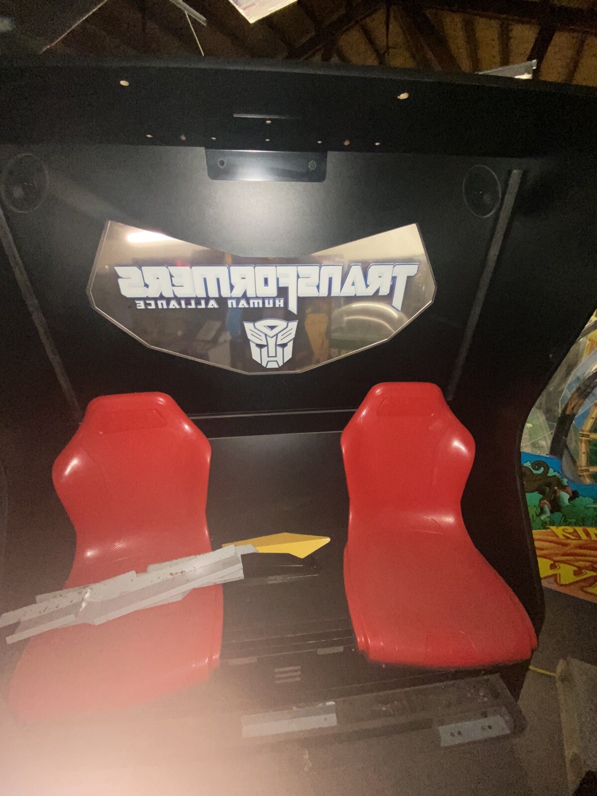 Transformers Human Alliance Arcade Game and Donor Parts Game