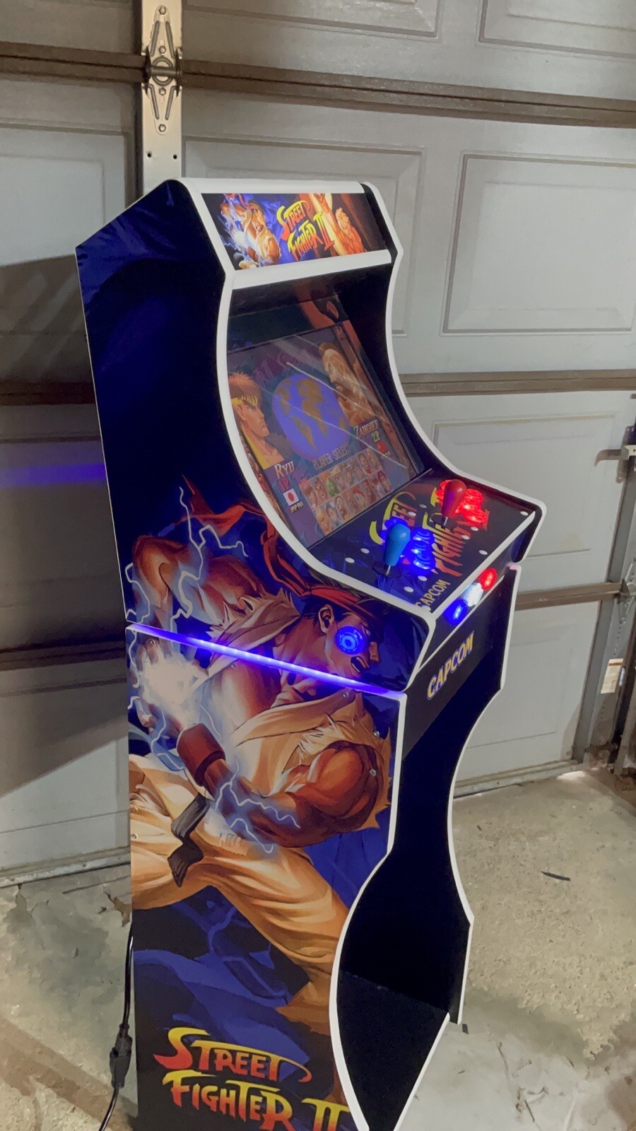 Street Fighter 2 Multicade Tabletop Bartop Arcade + Stand Raspberry Pi 4