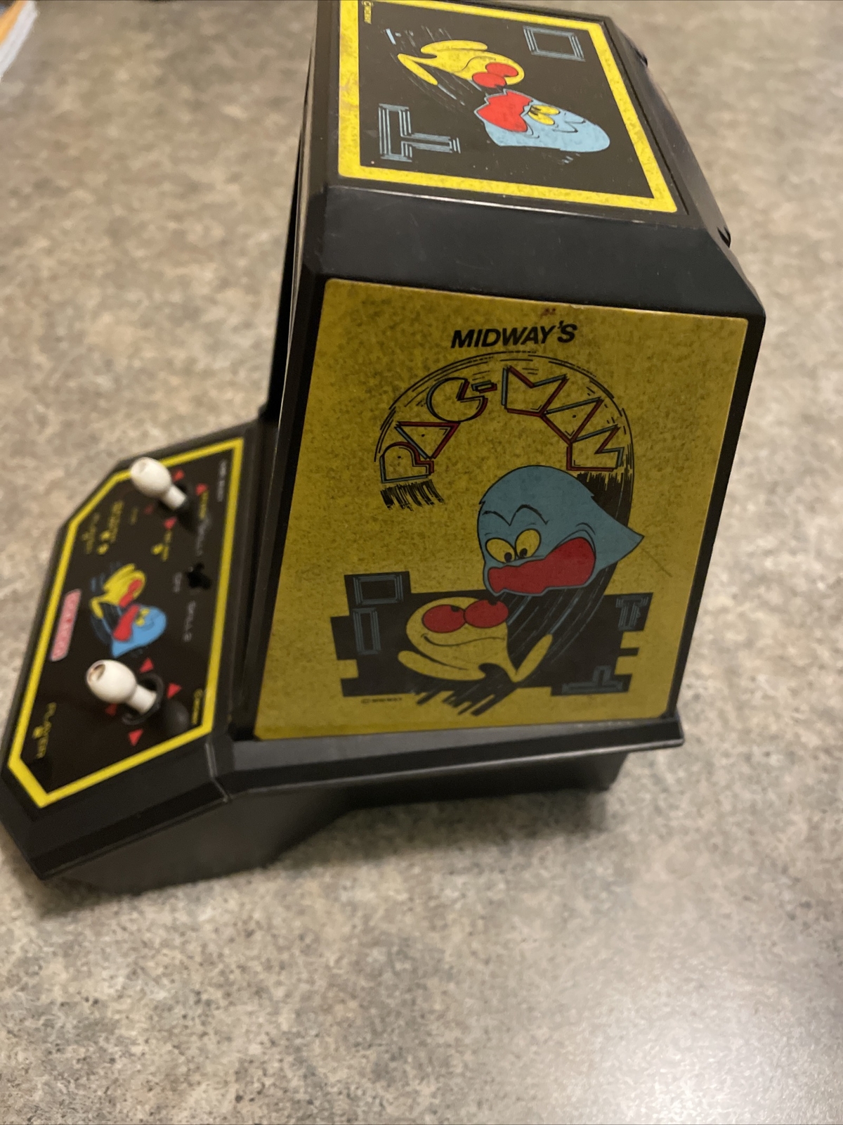 Vintage 1982 Midway’s PAC-MAN Mini Table Top Arcade Video Game. Working!