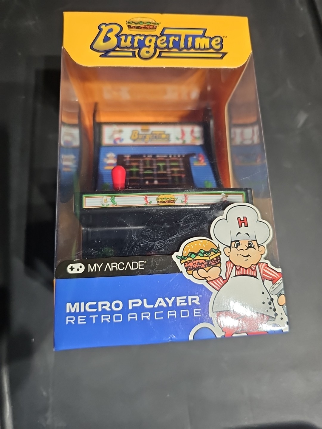 NEW My Arcade Burgertime Micro Player Mini Arcade Machine Fully Playable