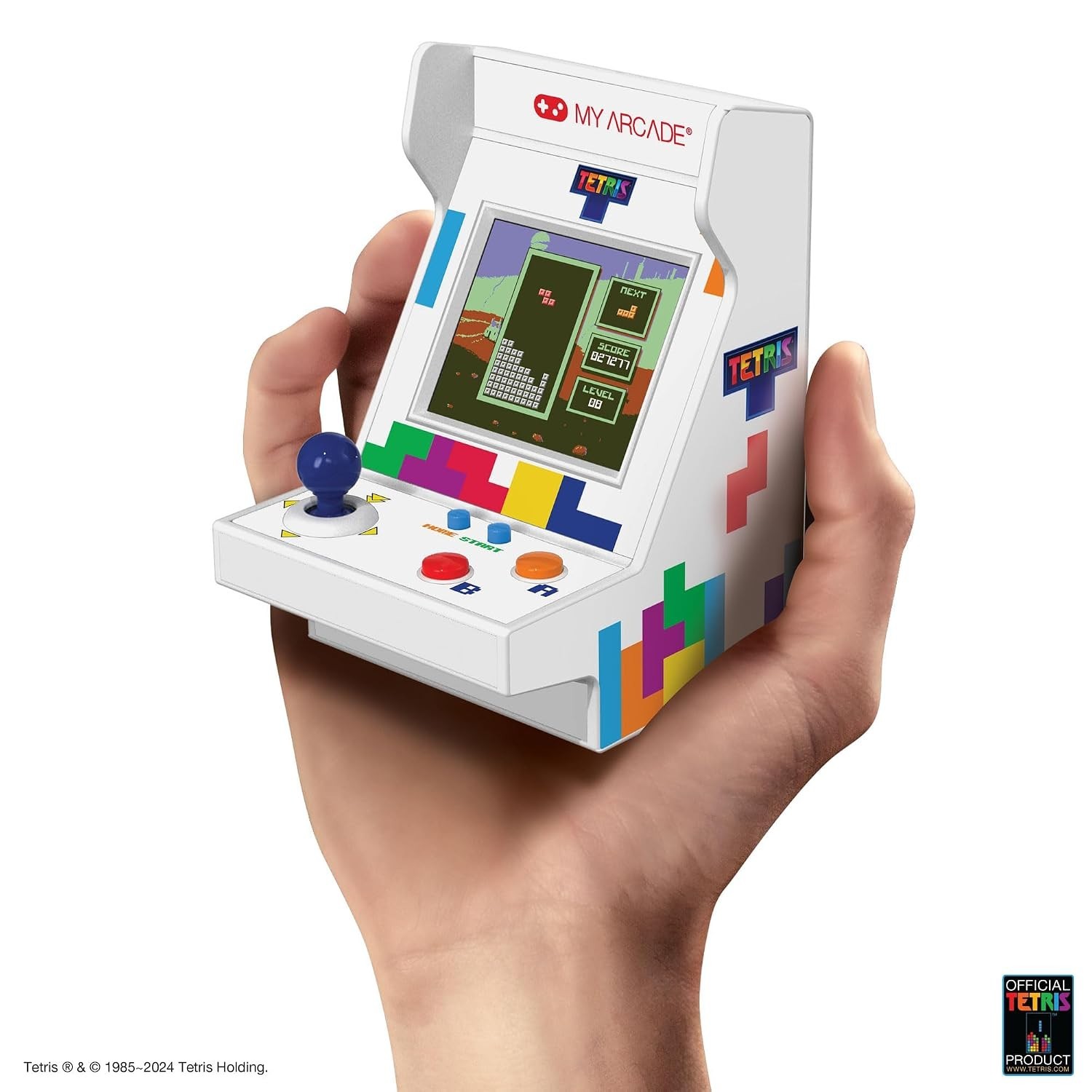 Tetris Pico Player: Ultimate 3.7” Arcade for Gaming on the Go, for All Ages