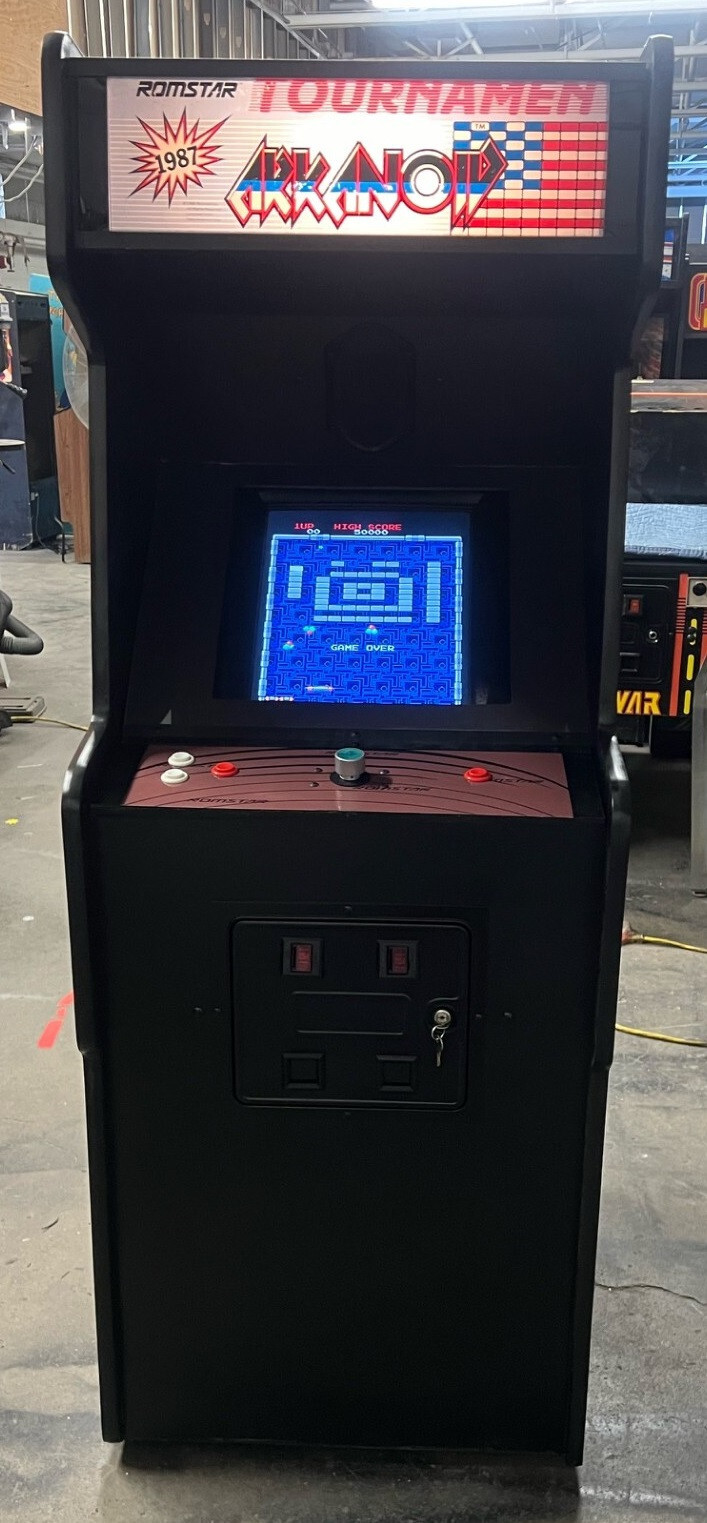 ARKANOID ARCADE MACHINE by TAITO/ROMSTAR (Excellent Condition) *RARE*