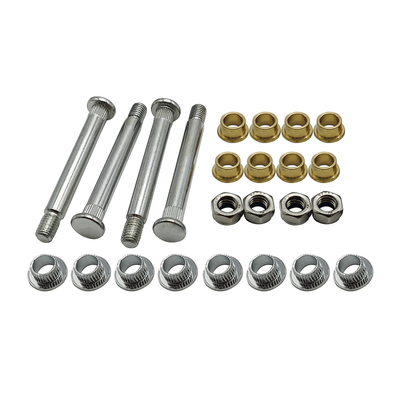 Door Hinge Pin and Bushing kit Compatible with 1994-2004 Ford Mustang Ranger Lin