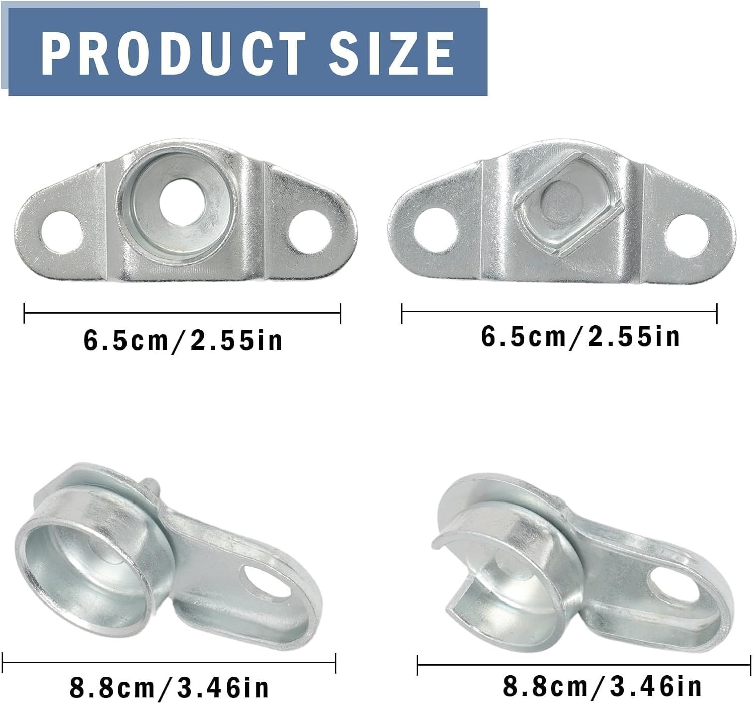 4 pcs Tailgate Hinge Bedside Hinge Compatible with S10 1994-2004, S15 1994-20…