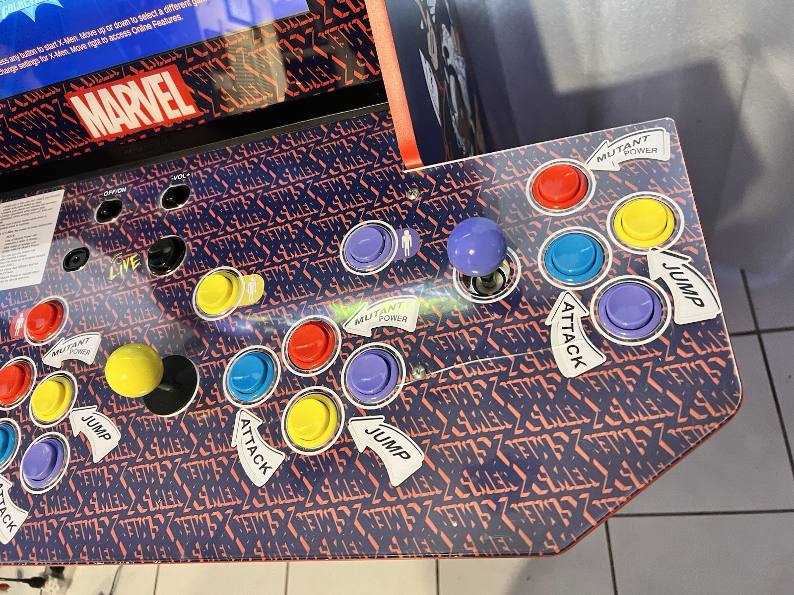 🕹️ARCADE1UP X-MEN 4 Arcade PLAYER ORIGINAL W RISER – WORKING GREAT