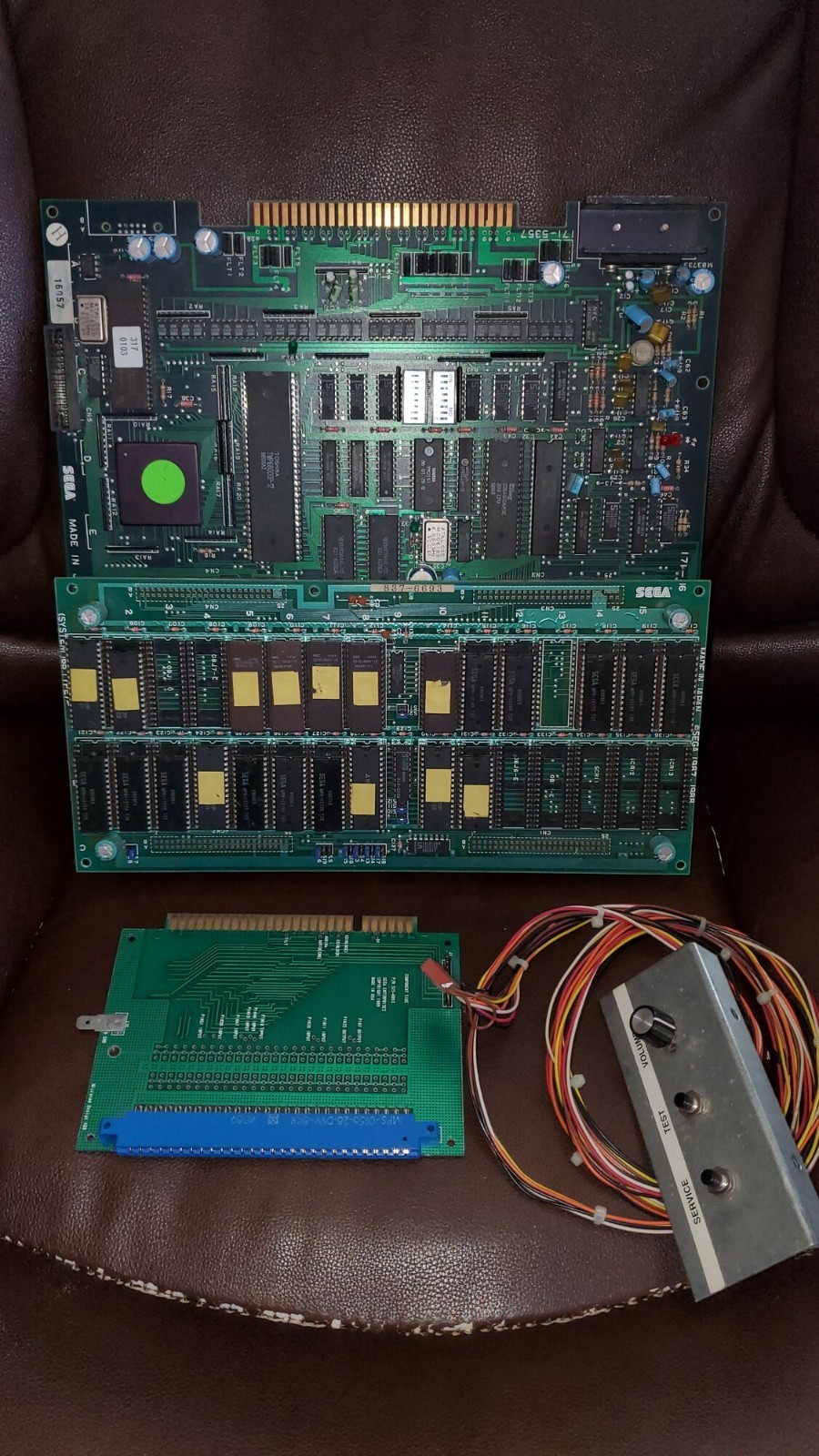 Wrestle War Arcade PCB Working with JAMMA Adapter