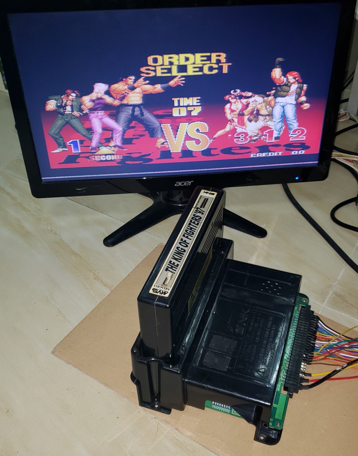 The King of Fighters 97 MVS SNK Cart Original Arcade Video Game Japan