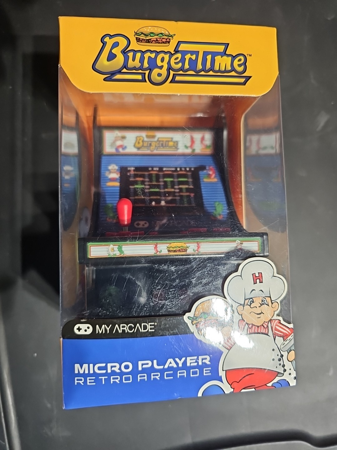 NEW My Arcade Burgertime Micro Player Mini Arcade Machine Fully Playable