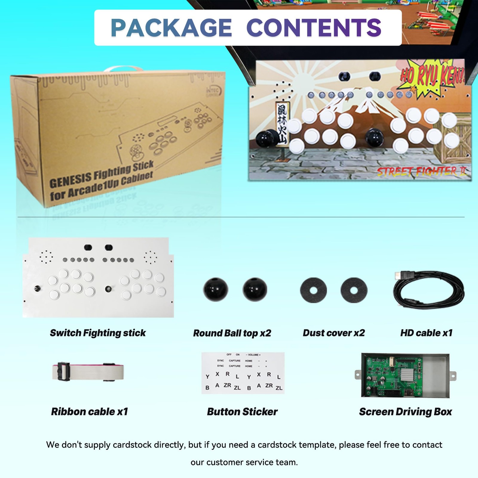 Switch Fighting Stick for Arcade1Up Cabinet, Play Your Switch Arcade Stick on…
