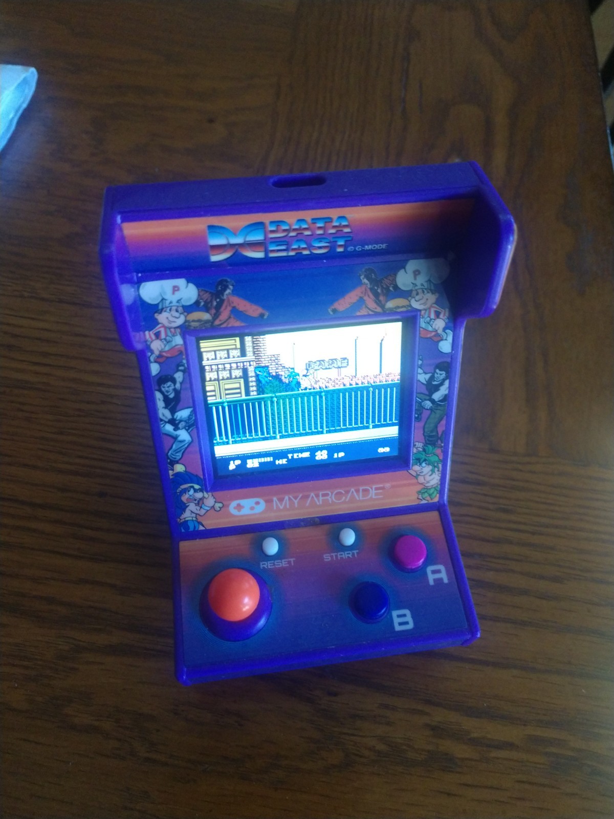 My Arcade Data East Hits Micro Player Playable Mini Retro Arcade Machine Cabinet