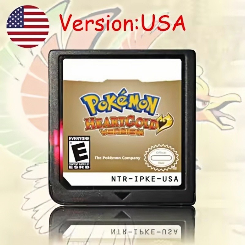 HeartGold Version DS Game Card for DS 2DS 3DS NDS DSI NDSI XL Lite US Version