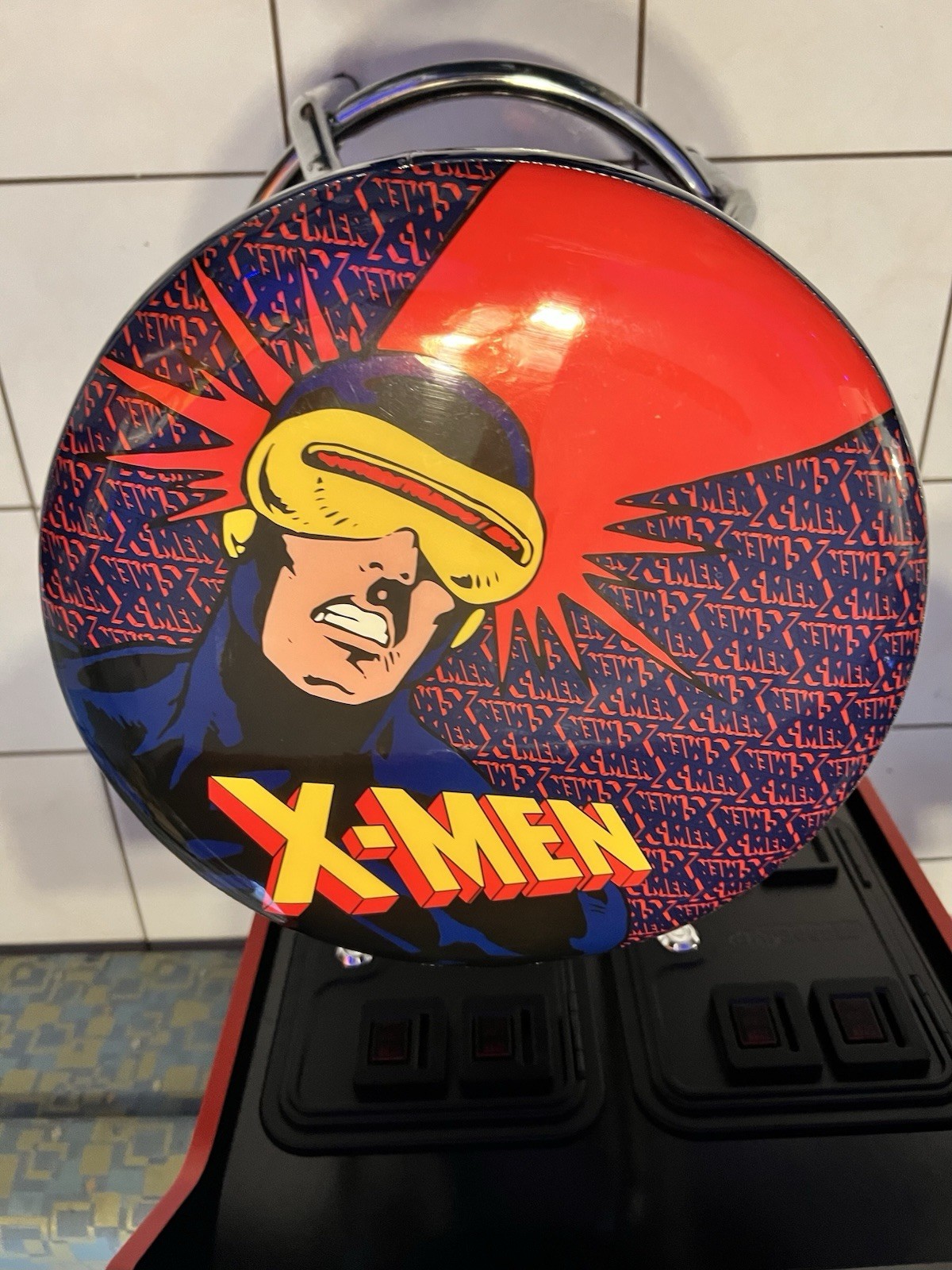 Arcade1Up Marvel X-Men 4 Player 3 Games Arcade Machine Stool & Riser RARE 🔥