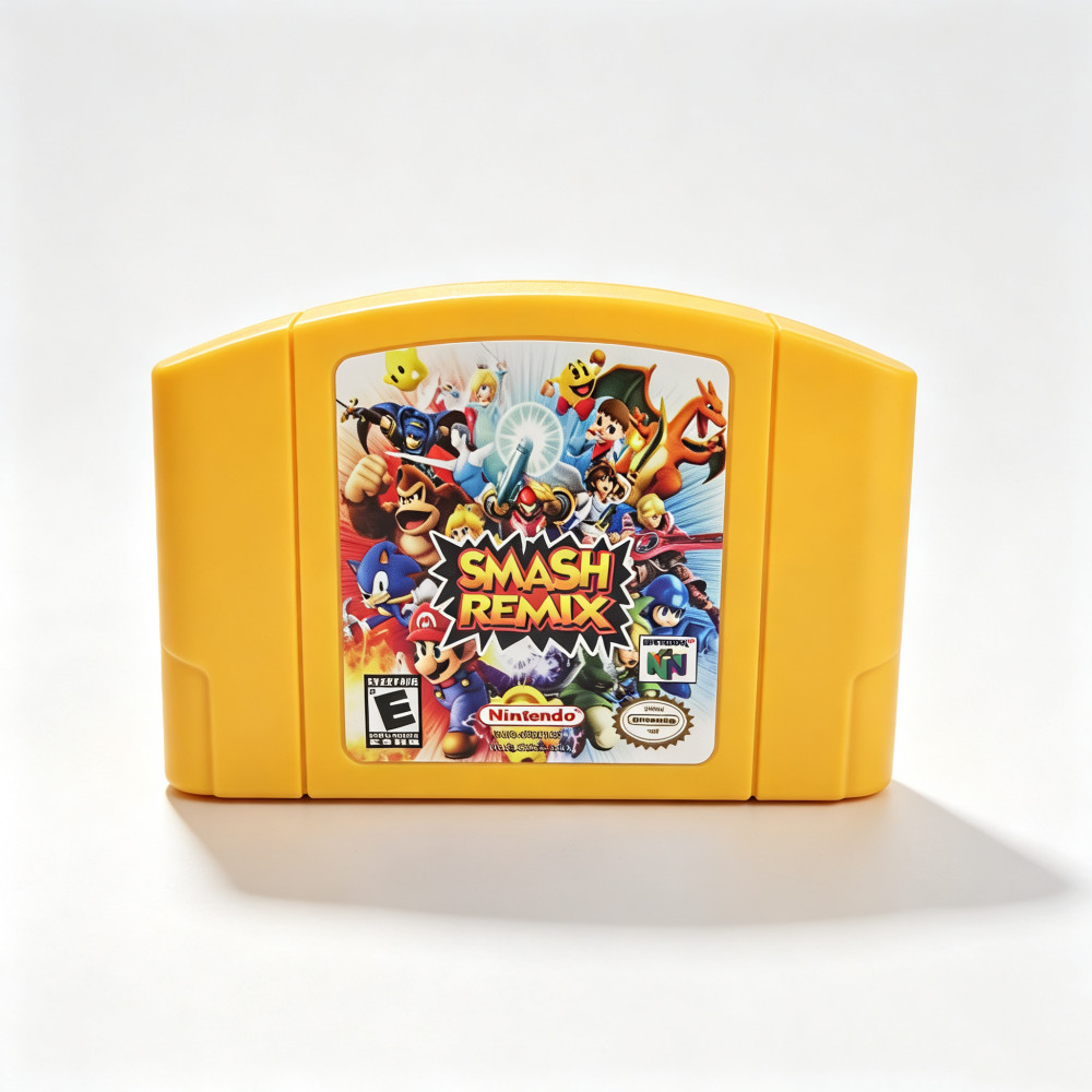 Smash Remix V 2.0.1 Game Cartridge For Nintendo 64 Console Tested & Working