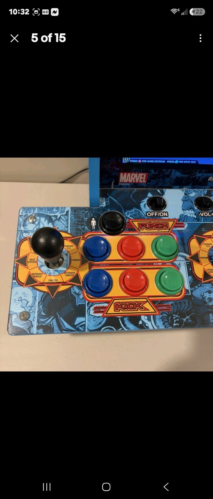 Arcade1Up 2 Player Countercade: Marvel Super Heroes 4 Games Tested And Works!