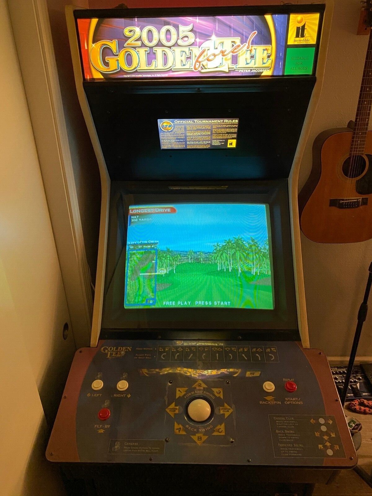 2005 Golden Tee Arcade Game – Incredible Technologies – Condition 80/100