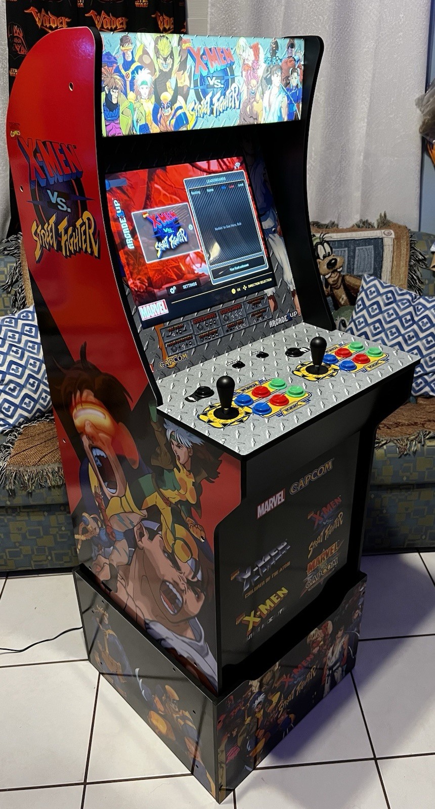 Arcade1Up Marvel X-Men vs Street Fighter – WiFi Online VERY GOOD CONDITIONS 🔥