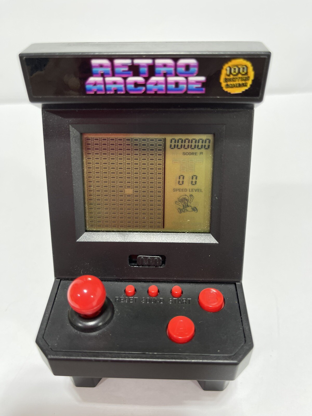 Retro Arcade 100 Exciting Games Mini Plastic Game Machine