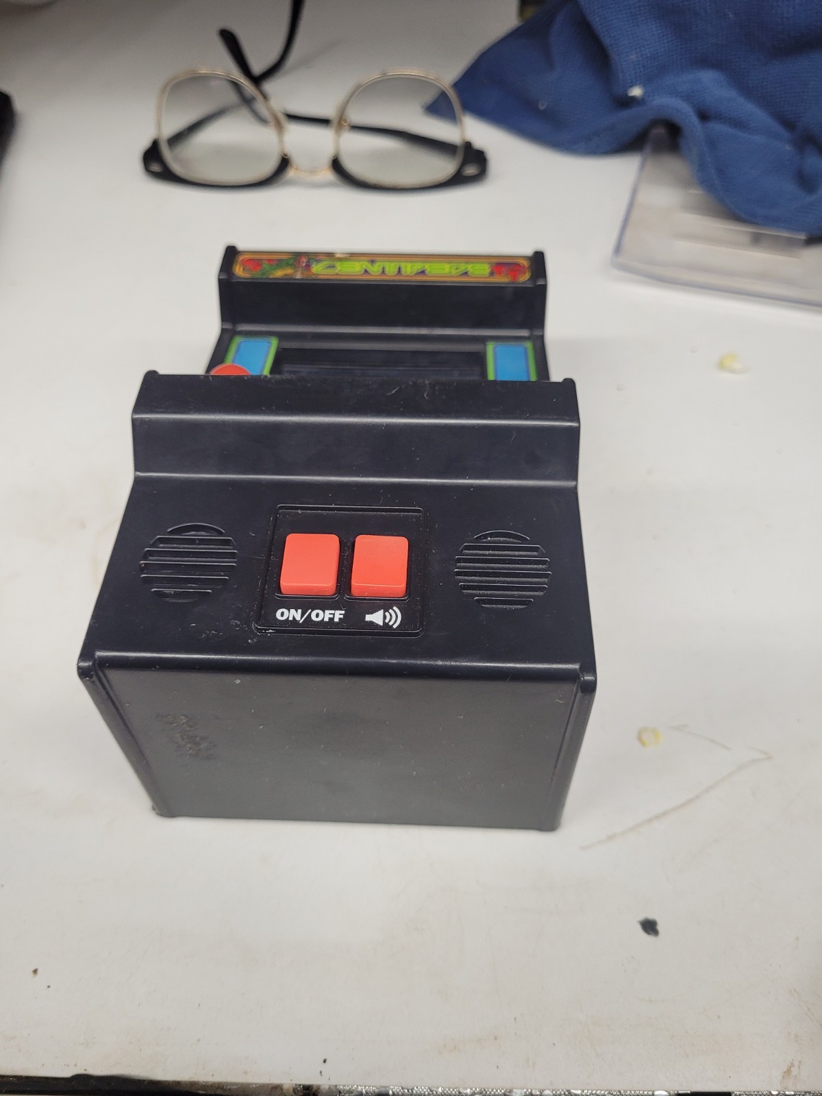 Vintage Game Atari Centipede Hand Held Arcade Machine 1981 Black WORKS Video