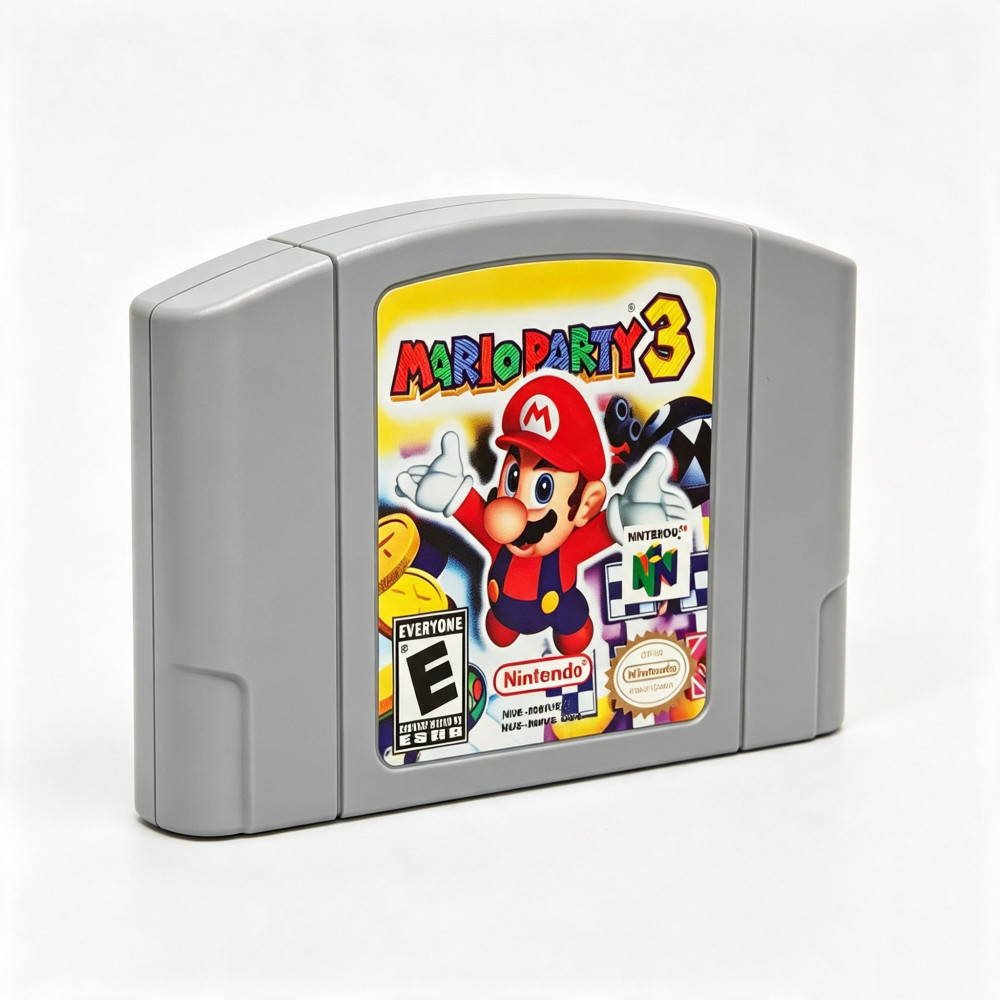 Mario Party 3 Game Cartridge For Nintendo 64 Console Tested Free Shipping
