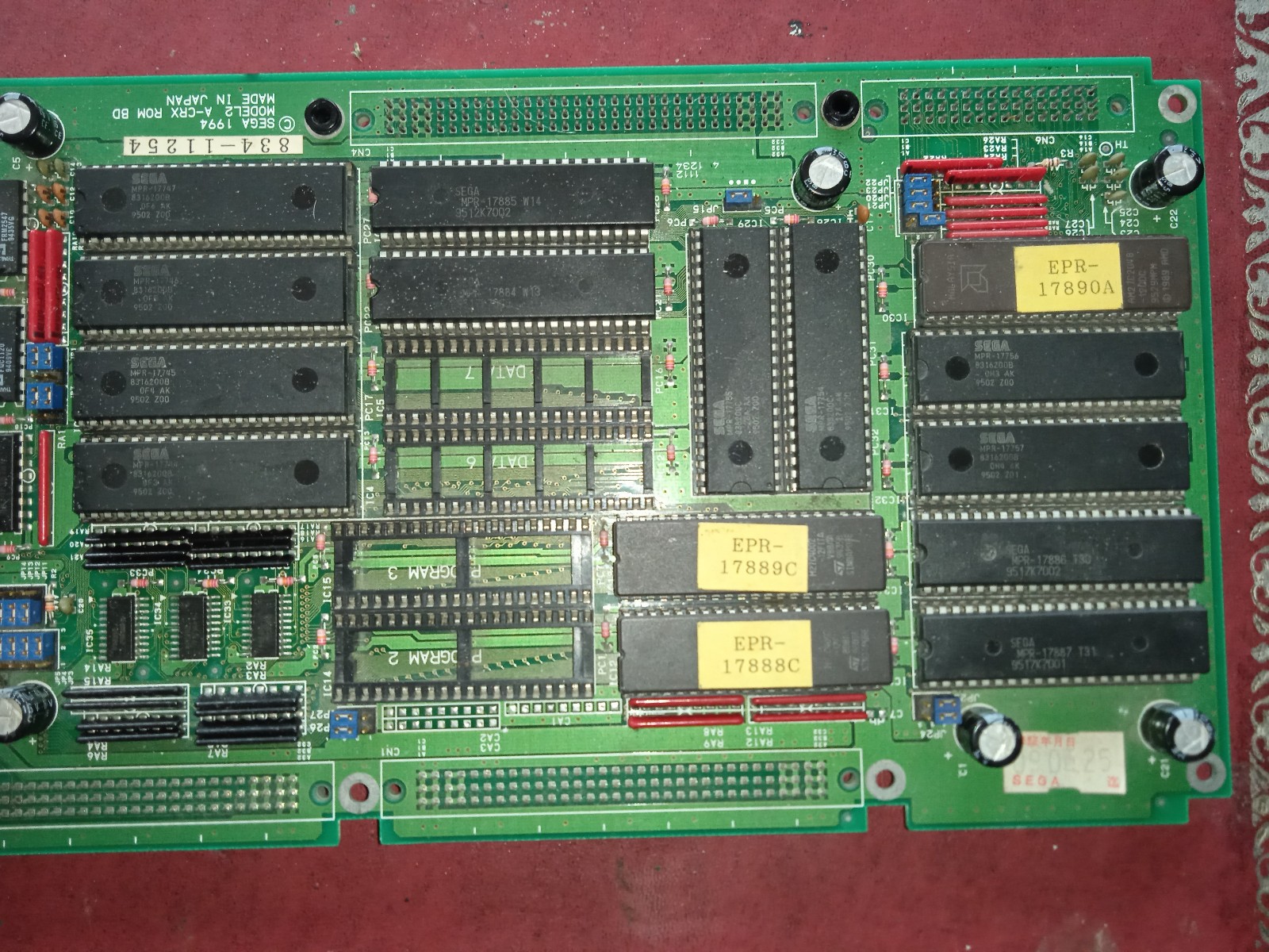 SEGA RALLY GAME ROM BOARD MODEL 2 PCB ARCADE with Sega Rally Pro Drivin’