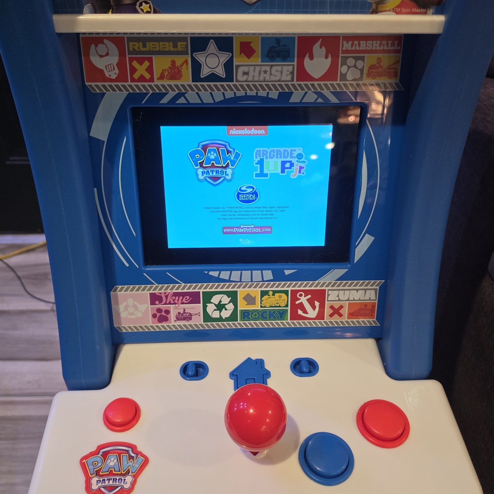 Arcade1up Paw Patrol Jr Video Game PAW-J-01340 TESTED w. Power Cord