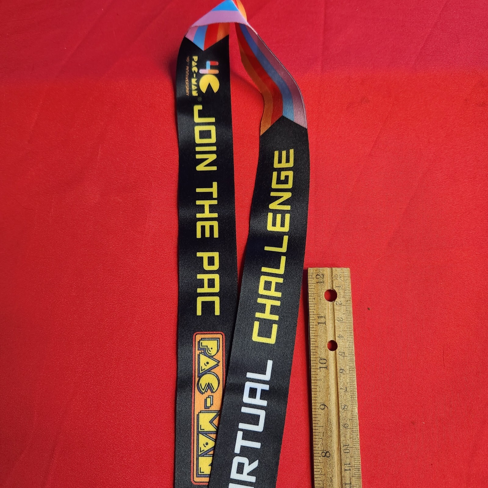 Bandai Namco PAC-MAN 40th Virtual Challenge Metal Medallion Pendant with Lanyard