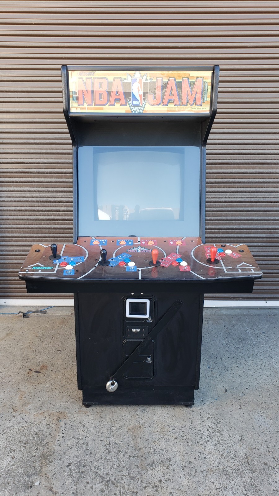 NBA JAM ARCADE MACHINE by MIDWAY 1993 (Great Condition)