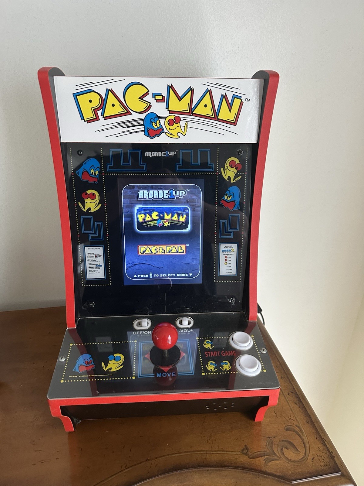 Arcade1up Pac-Man Galaga Countercade Tabletop Arcade Machine – Excellent!!