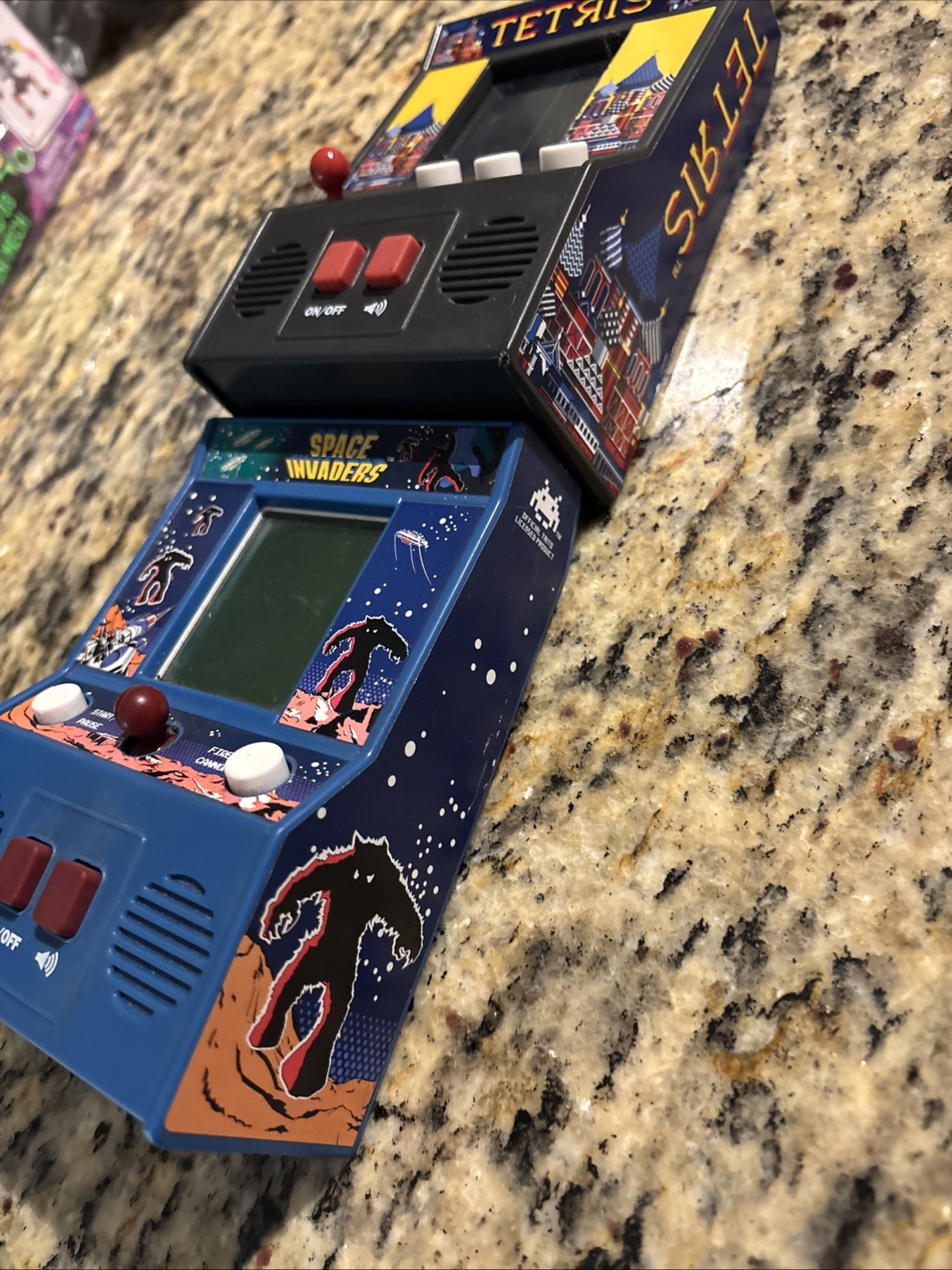 Arcade Classics Space Invaders And Tetris Mini Arcades Fully Tested